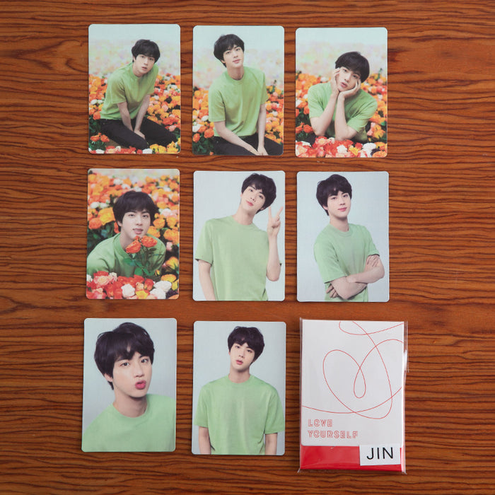 OFFICIAL KPOP BTS Love Yourself World Tour mini photo card set