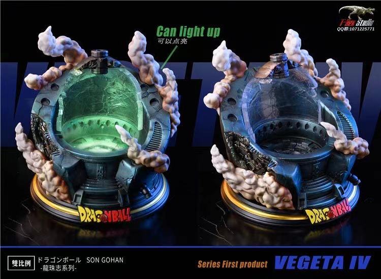 GK Garage Kit Resin Figure Dragon Ball T-Rex Studio Vegeta WCF Mega Resin Statue