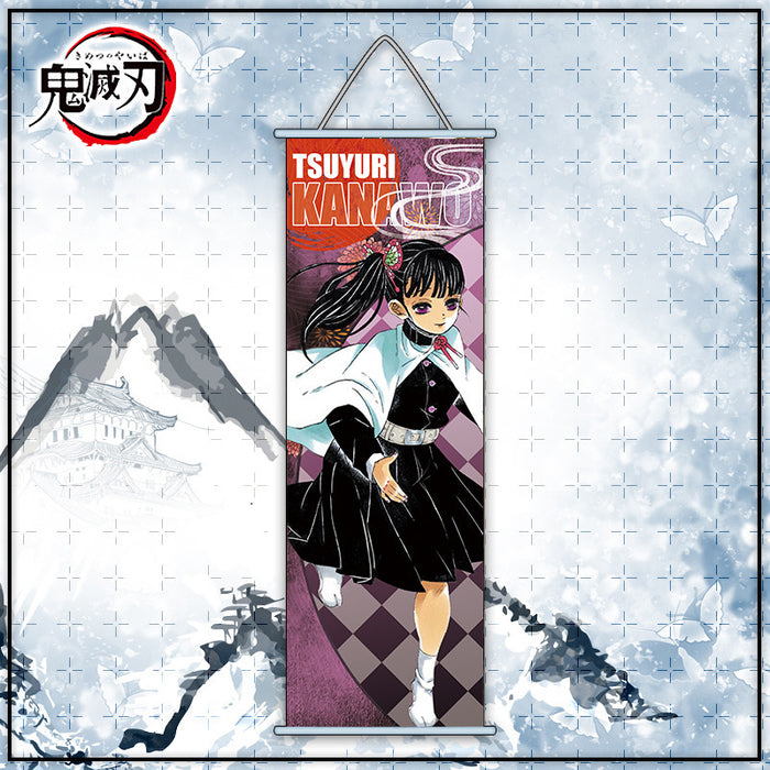 Mini Wall Scroll - Demon Slayer Kanao Tsuyuri