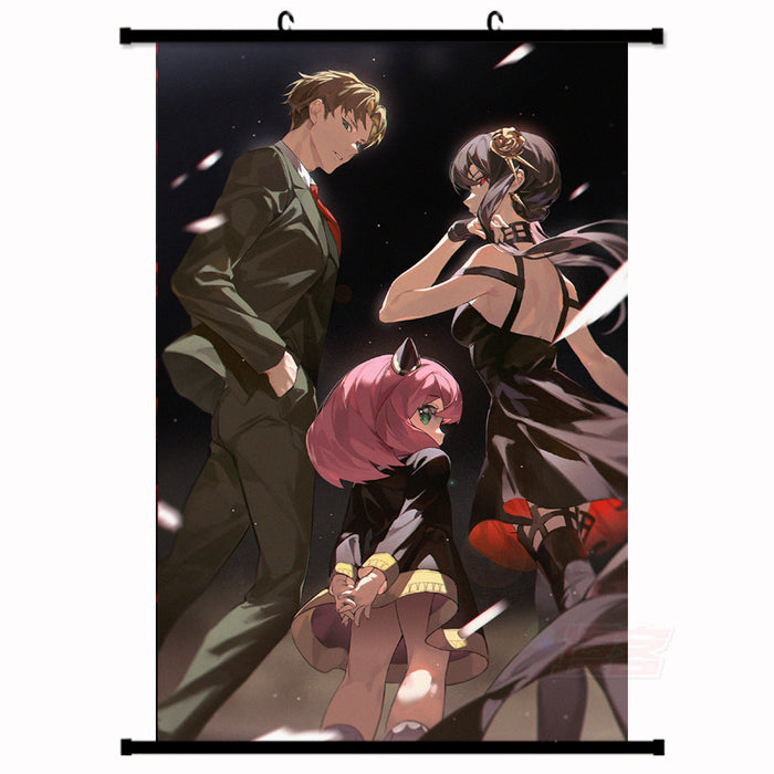 Wall Scroll - spy x family Yor Forger/Loid Forger/Anya Forger