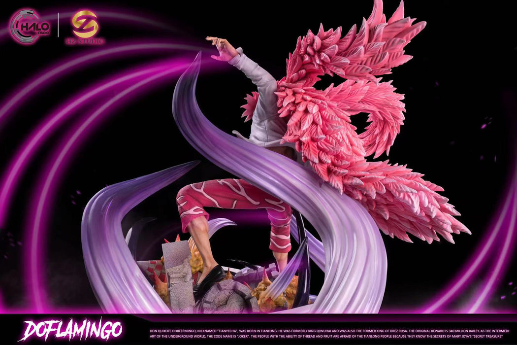 Pre-Order GK Garage Kit Resin Figure One Piece - HZ Studios X Halo Studios - One Piece Shichibukai Doflamingo