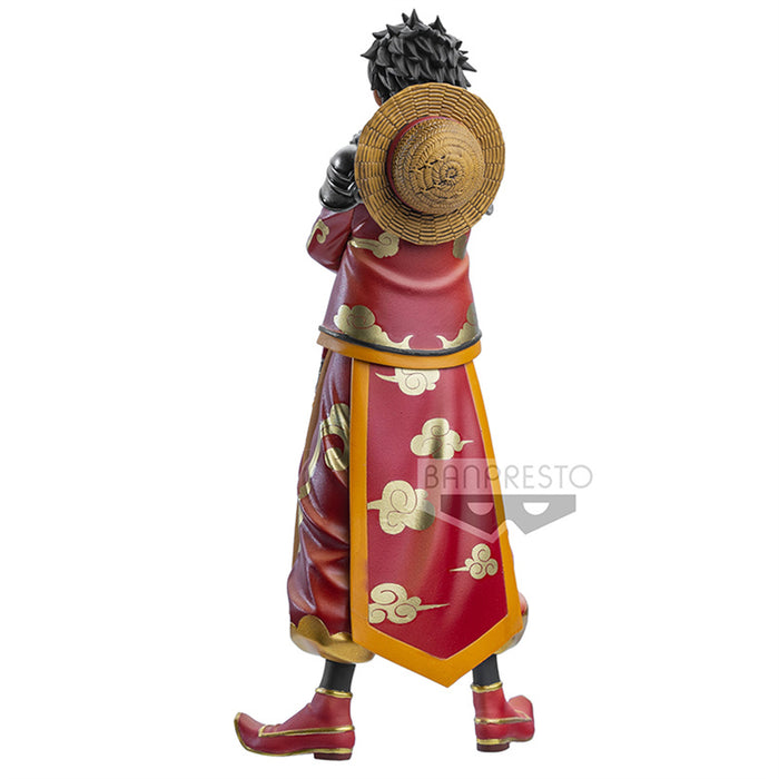 BANDAI BANPRESTO LIMITED EDITION ONE PIECE CHINESE VERSION LUFFY SAIL DXF THE GRANDLINE MEN VOL.1 FIGURE