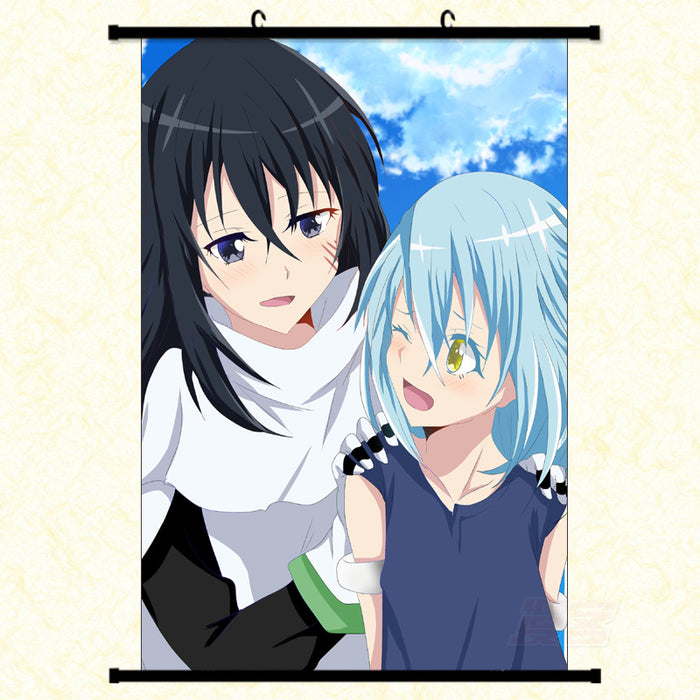 Wall Scroll - that time i got reincarnated as a slime Rimuru & Shizu