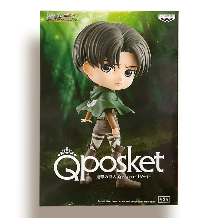 BANDAI BANPRESTO Attack on Titan Q Posket Levi (Ver.B) FIGURE