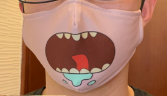 Anime Face Masks with Filter/Nose Clip/Adjustable Length