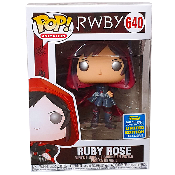 Funko Pop RWBY - Ruby Rose w/Hood Pop! SD19 Limited Edition 2019 Summer Convention Exclusive