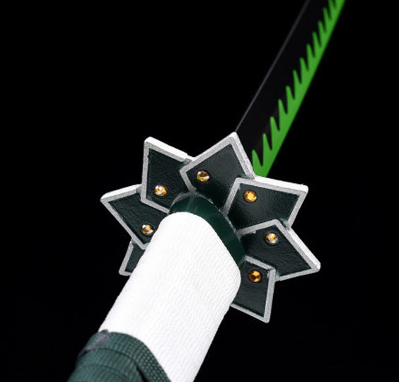 Metal Sword - Demon Slayer - Sanemi Shinazugawa Green Nichirin Metal Sword 347/3015