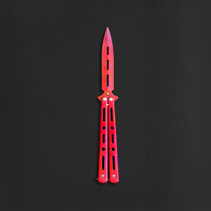 TIP BUTTERFLY KNIFE (Blunt Blade - Non sharp).