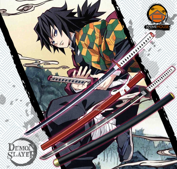 Metal Sword Demon Slayer - Giyu Tomioka Blue Nichirin Katana 337/349/3012