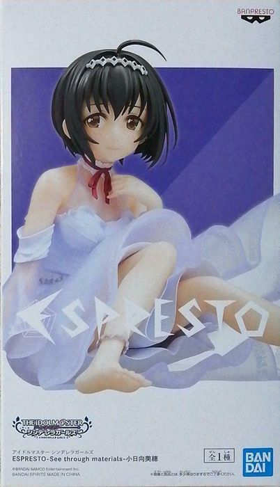 Banpresto - The Idolmaster Cinderalla Girls Espresto Miho Kohinata See Through Materials Ver. Figure