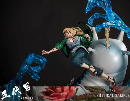 GK Garage Kit Resin Figure Clouds Studio Naruto Fifth Hokage Tsunade Scale 1/7