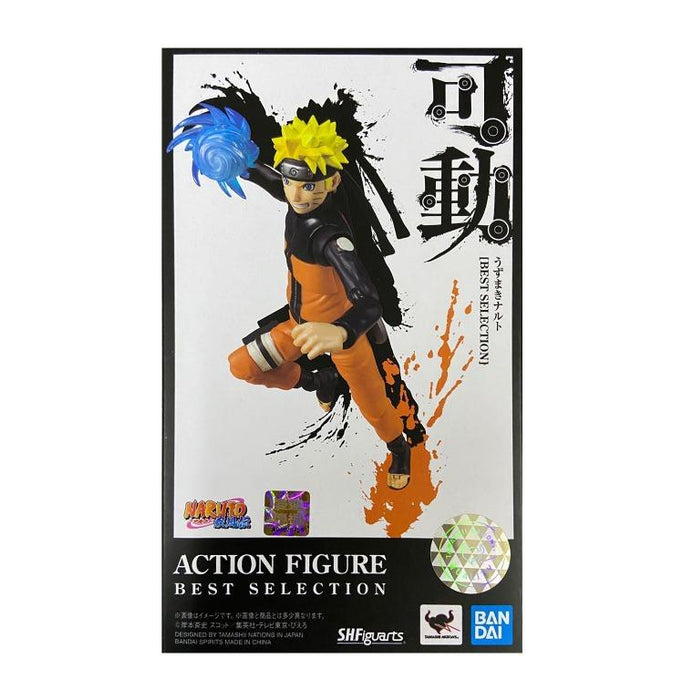 BANDAI Naruto: Shippuden S.H.Figuarts Naruto Uzumaki (Best Selection New Packaging Ver.)