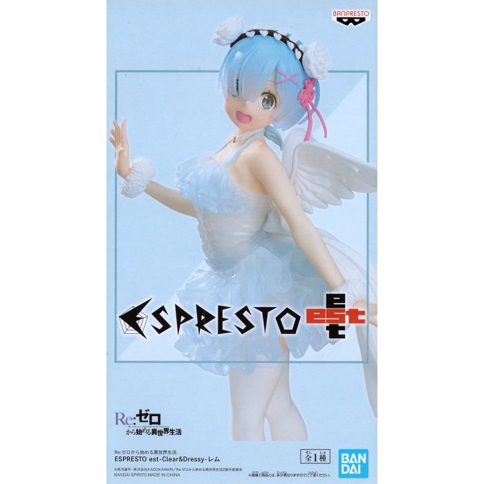 BANPRESTO RE:ZERO ESPRESTO (CLEAR & DRESSY) REM FIGURE