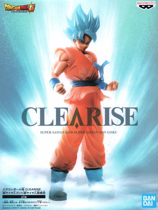 Dragon Ball Super Clearise Super Saiyan God Super Saiyan Goku