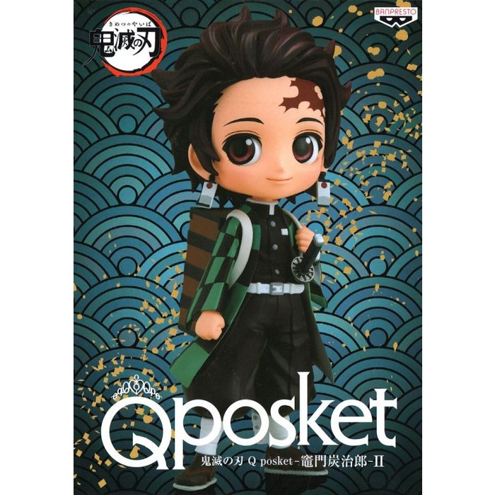 banpresto Demon Slayer: Kimetsu no Yaiba Q Posket Tanjiro Kamado II (Ver. A) figure