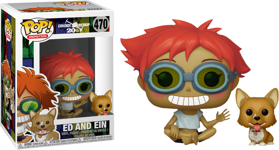 Funko Pop Cowboy Bebop 470 - Ed and Ein Pop! Vinyl Figure