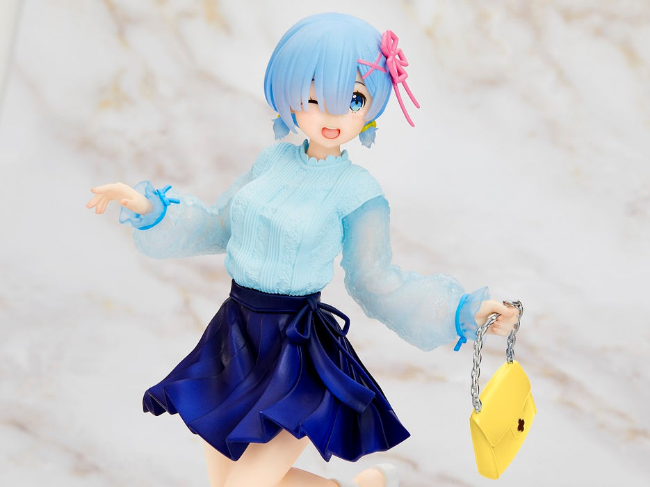 TAITO Re: Zero Starting Life in Another World Rem Figure OUTFIT TO GO OUT VER,