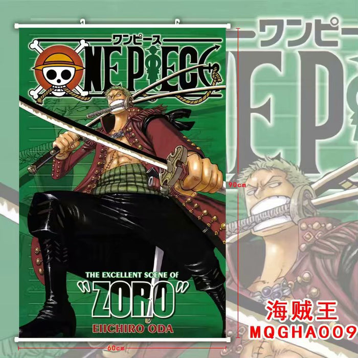 PREMIUM WALL SCROLL - ONE PIECE Zoro