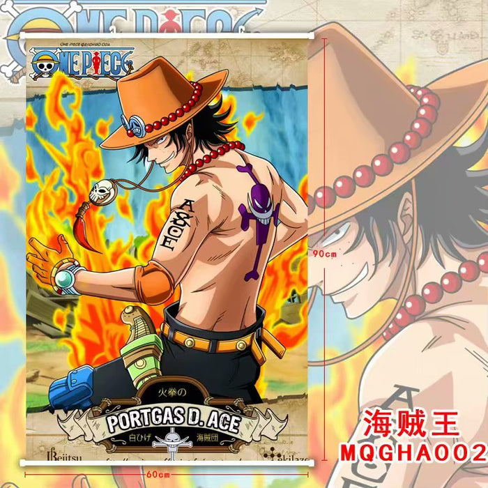 PREMIUM WALL SCROLL - ONE PIECE Ace