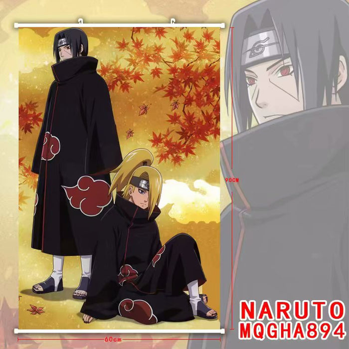 PREMIUM WALL SCROLL - NARUTO Deidara & Itachi