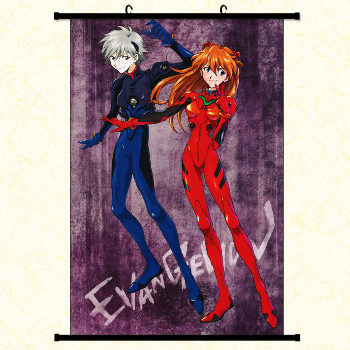 Wall Scroll - Evangelion Asuka Langley Soryu & Kaworu Nagisa