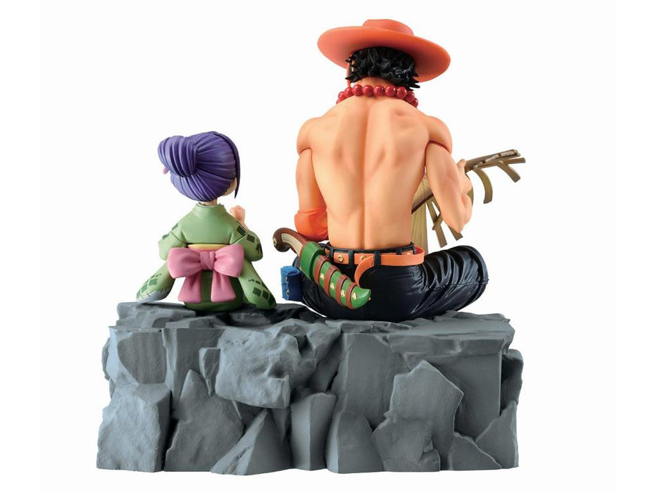 One Piece Ichiban  Emorial Vignette Ace & Otama Figure