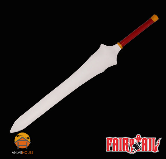 metal sword fairy tail erza scarlet black wing armor sword 585a