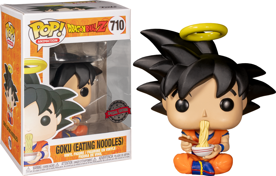 Funko Pop Dragon Ball Super - Goku Eating Noodles Pop! RS Figure