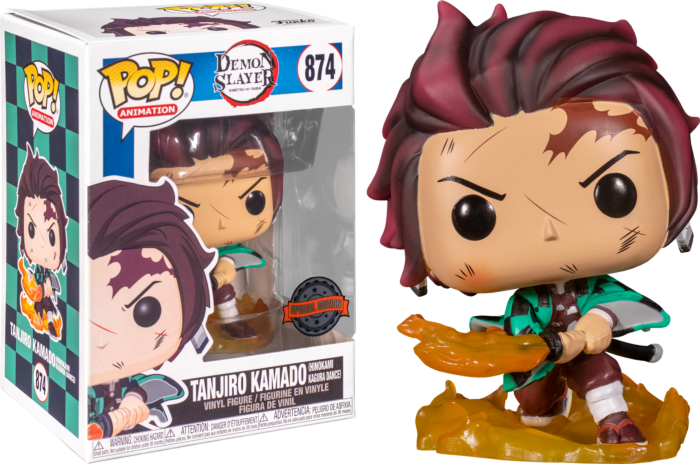 Funko Pop Demon Slayer 874 Tanjiro Hinokami Kagura Dance Pop! Figure