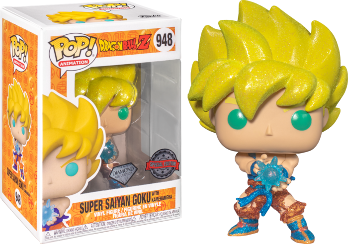 Funko Pop Dragon Ball Z 948 SS Goku w/Kamehameha Wv DGL Pop! RS Figure