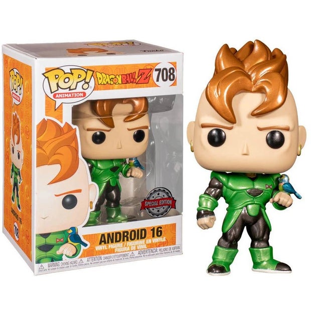 Funko Pop Dragon Ball Z 708 Android 16 Metallic