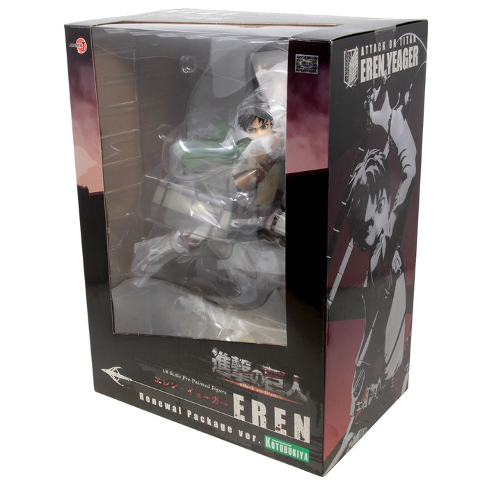 KOTOBUKIYA Attack on Titan ArtFX J Eren Yeager Statue Figure