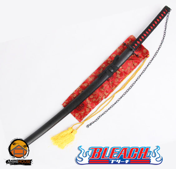 Metal Sword -  Bleach- Ichigo Carbon Steel Bankai Katana Replica Tensa Zangetsu