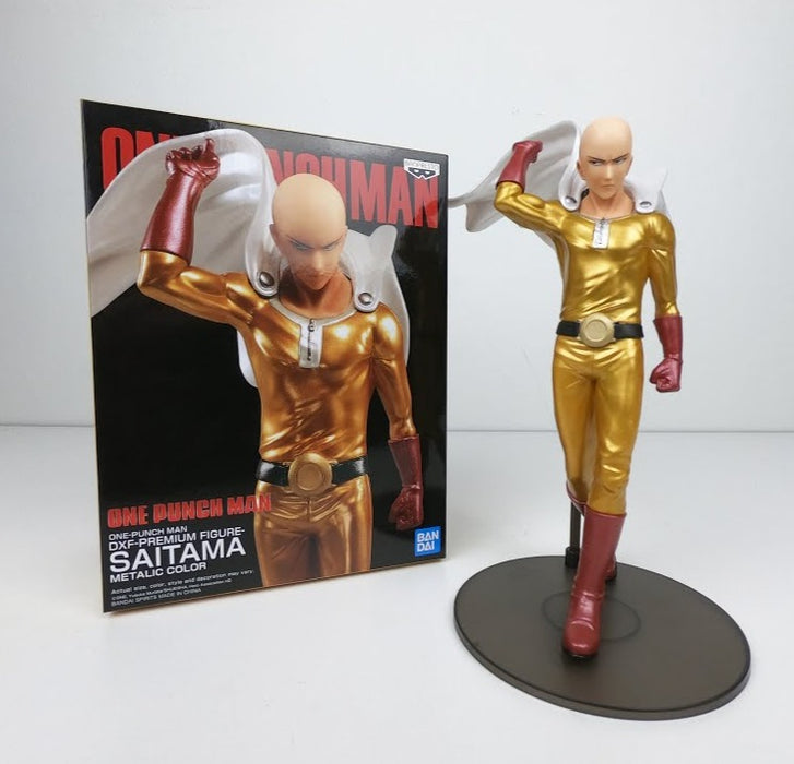 BANDAI BANPRESTO One Punch Man DXF Premium Figure Saitama (Metallic Ver.)