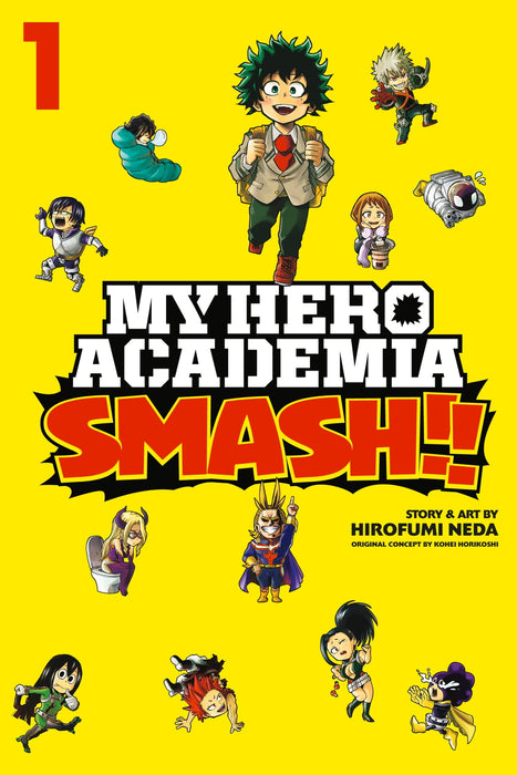 My Hero Academia Smash manga book