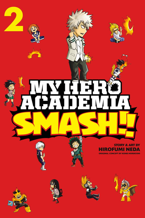 My Hero Academia Smash manga book