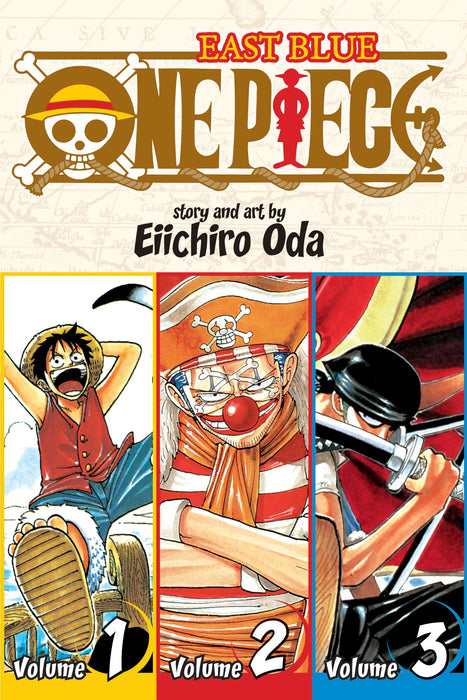 One Piece Omnibus (3 in 1) Edition Manga Book