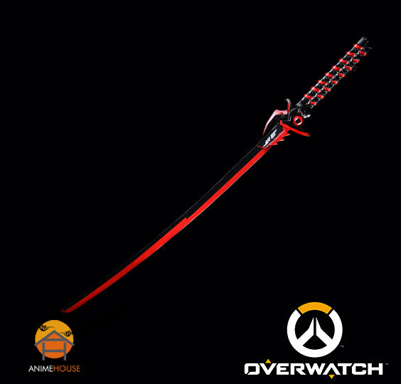 metal sword overwatch genji oni skin long sword 326