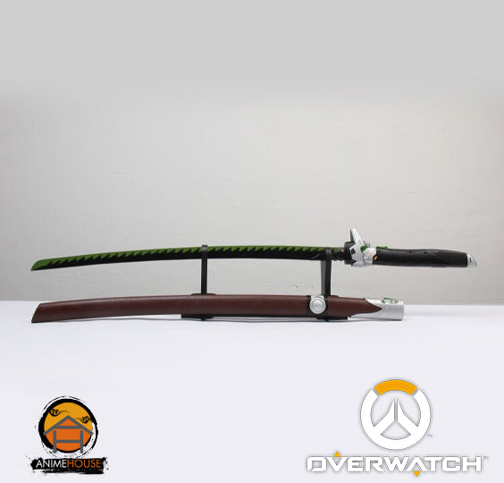 Overwatch Katana Genji Metal Sword  Dragonblade Cybernetic Warrior Steel Replica OW