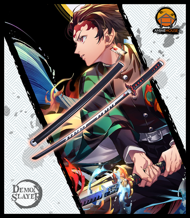 Metal Sword - Demon Slayer - Tanjiro Kamado's Latest/Final Nichirin Taichi V3 343B/3021