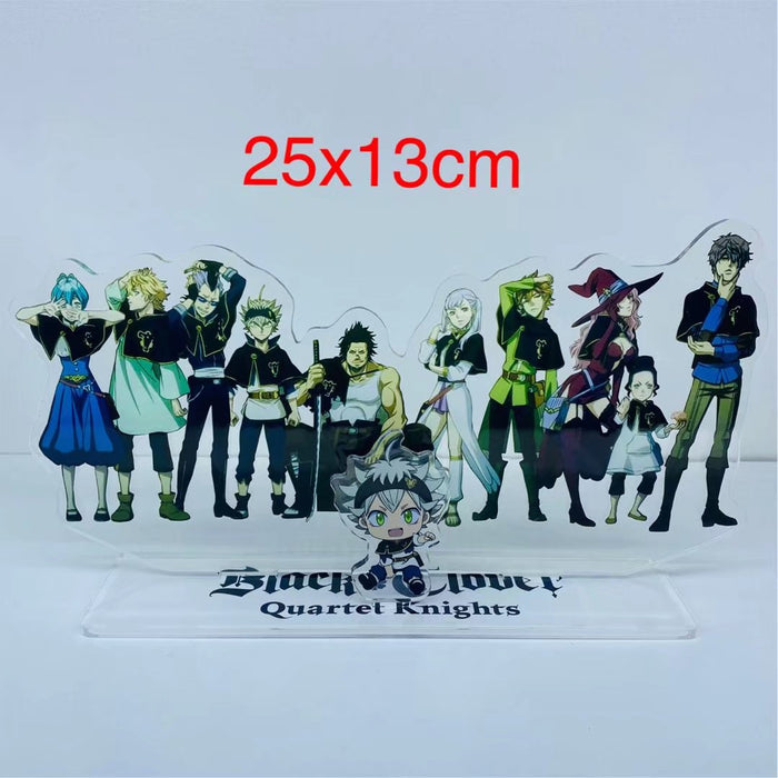 Black Clover Double-Sided Acrylic Model Desk Decoration