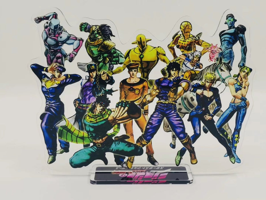 JoJo's Bizarre Adventure Double-sided Laser Acrylic Model Desk Decoration