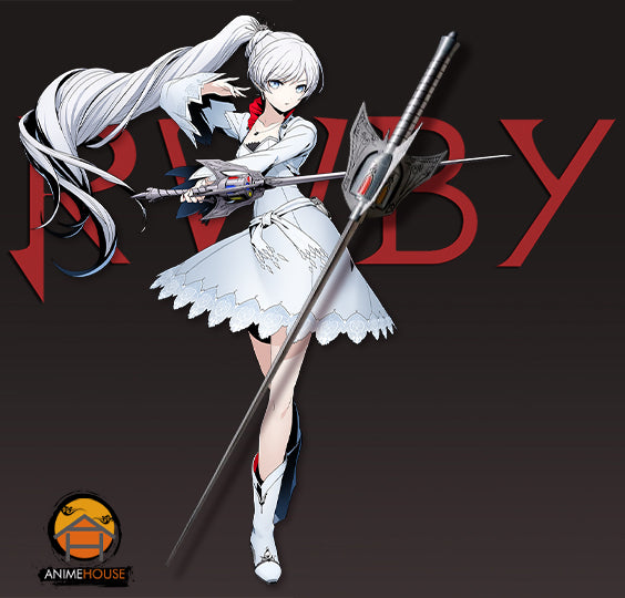 Weapon Metal Sword - RWBY White Snow Weiss Schnee Silver Myrtenaster Rapier Sword 543