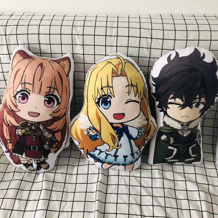 THE RISING OF THE SHIELD HERO PLUSH TOY DOLL STUFFED CUSHION PILLOW