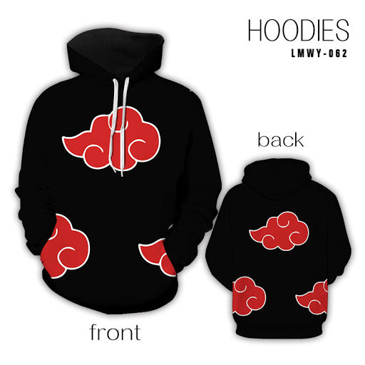 Naruto Akatsuki Hoodie Jumper Clothes