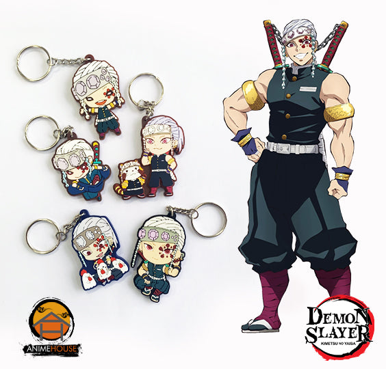 demon slayer Uzui Tengen key chain