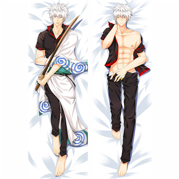 Gintama Gintoki Sakata Dakimakura Hugging Peach Skin Body Pillow (G87)