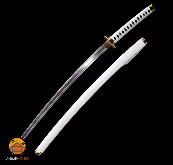 Strong 1045 Carbon Steel Hand Forged Made One Piece Roronoa Zoro sharpened Metal sword Wado Ichimonji 3603